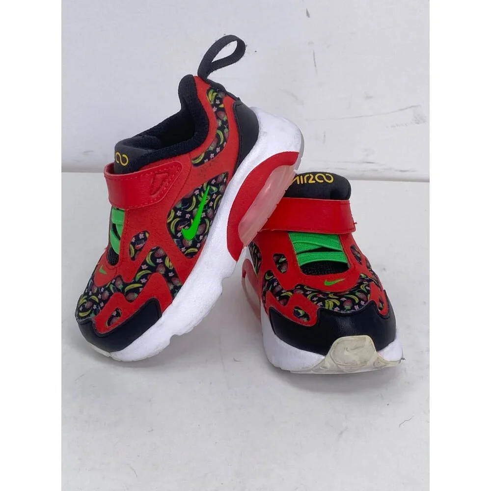 Nike Air Max 200 TD 6C Toddler Fruit Sneakers University Red Green Spark